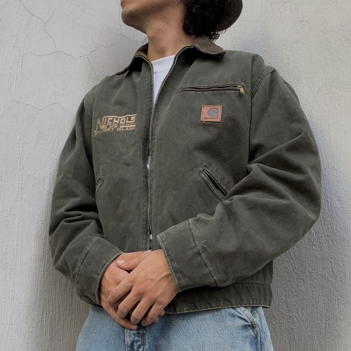 Carhartt 📦 SOLD 📦 CARHARTT DETROIT JACKET J97 MOS 00’s Big Logo Size US L / EU 52-54 / 3 - 8 Thumbnail
