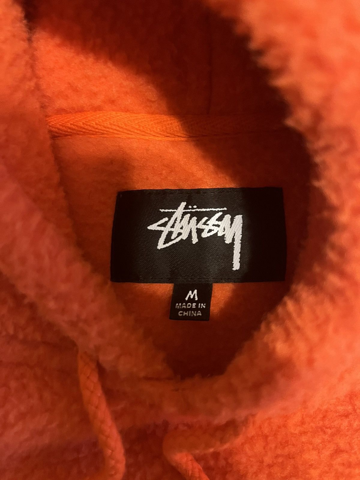 Stussy Orange Stussy sherpa hoodie Size US M / EU 48-50 / 2 - 2 Thumbnail