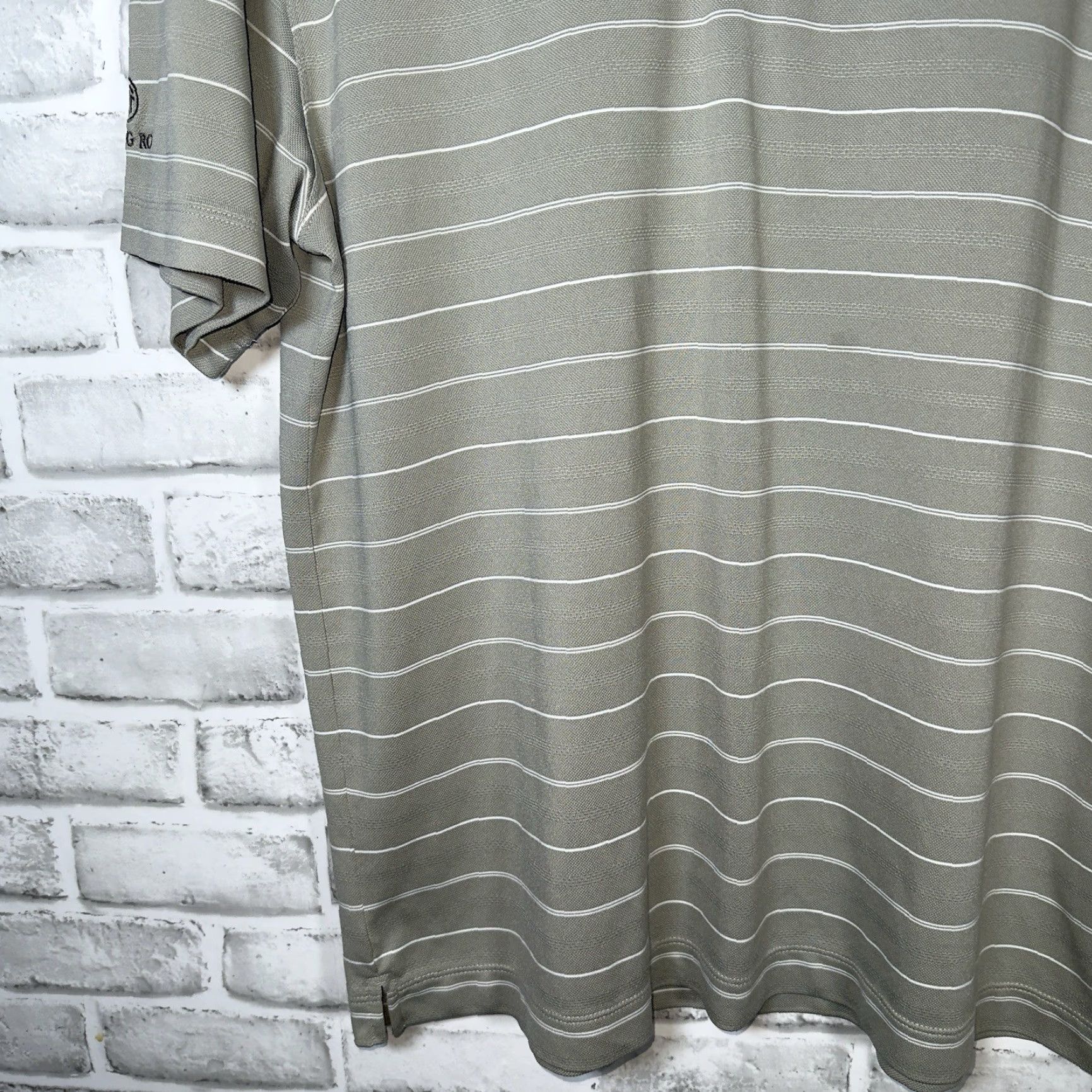 Nike Nike Polo Shirt Golf Dri-Fit Athletic Striped Mens Size L Size US L / EU 52-54 / 3 - 3 Thumbnail
