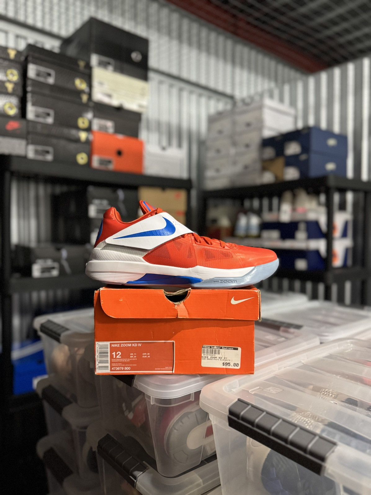 Nike Nike Zoom KD 4 Creamsicle Size 12 Size US 12 / EU 45 - 1 Thumbnail