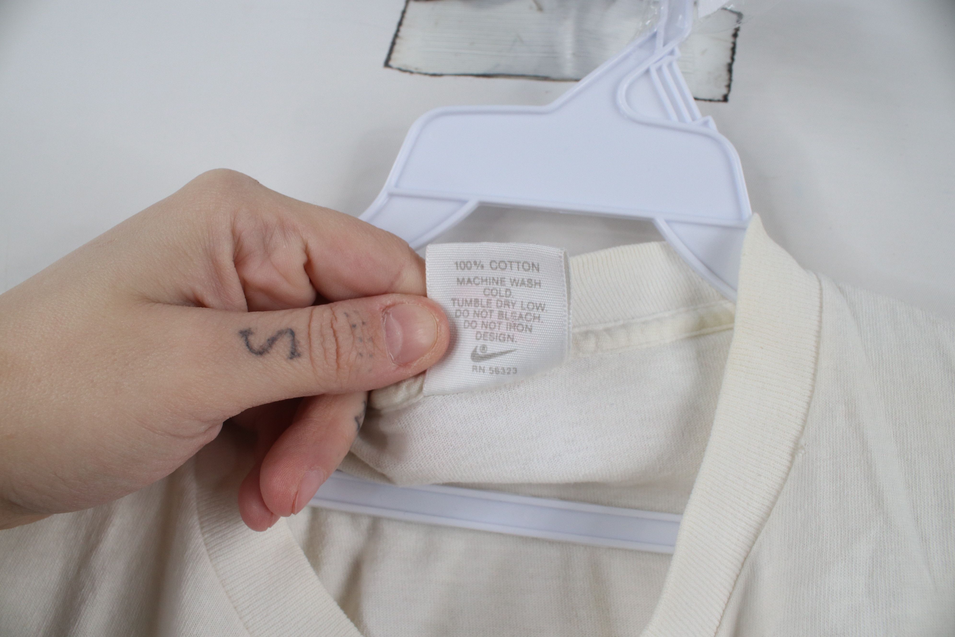 Nike × Vintage Vintage 90s Nike Spell Block Letter Short Sleeve T-Shirt USA Size US L / EU 52-54 / 3 - 10 Thumbnail