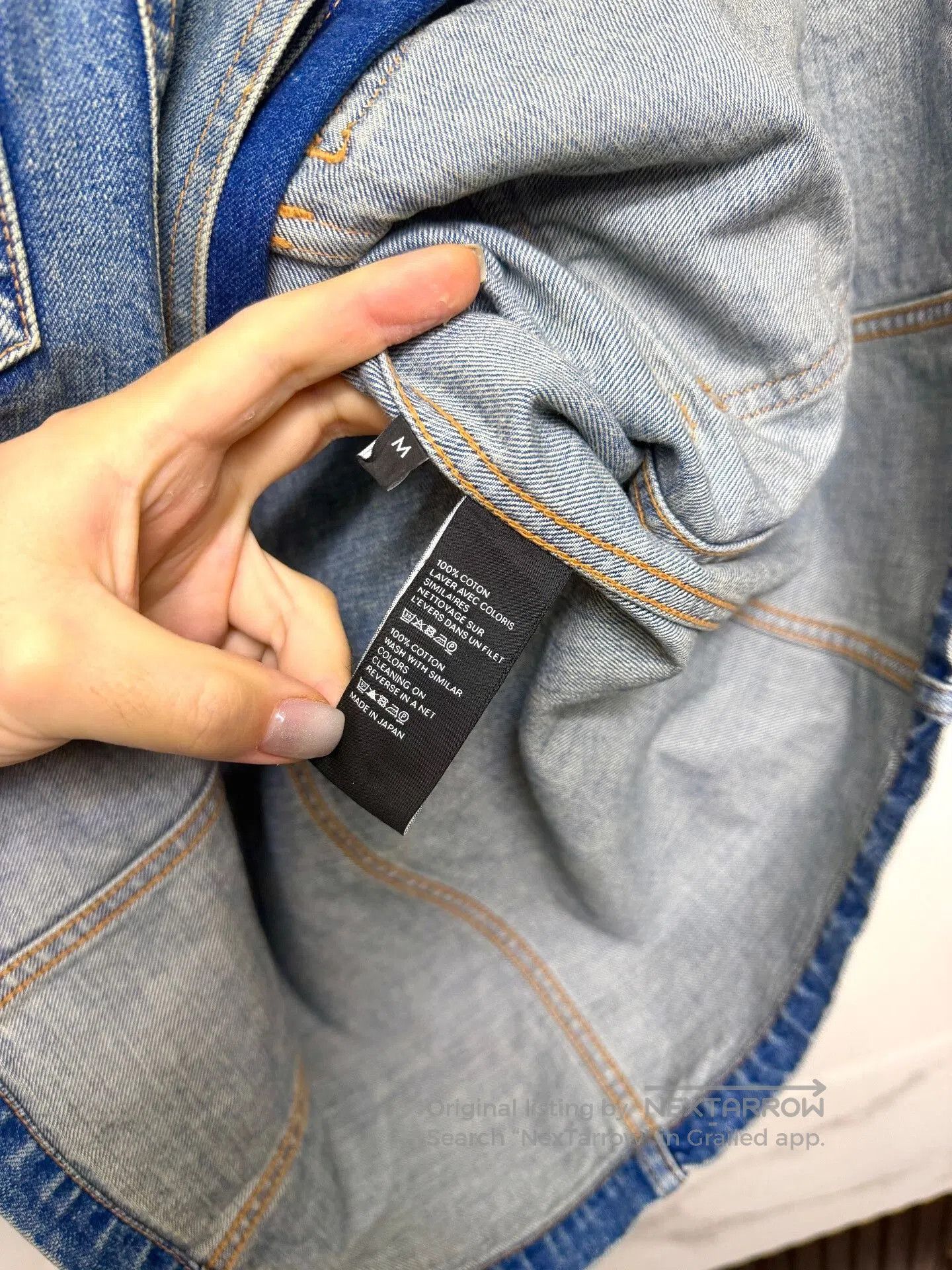 Celine Celine Blue Denim Jacket with Four Pockets. Size US M / EU 48-50 / 2 - 5 Thumbnail