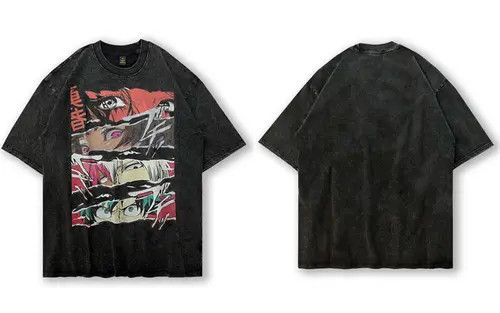 Japanese Brand Oversize Anime Cartoon Graphic Print Size US M / EU 48-50 / 2 - 1 Thumbnail