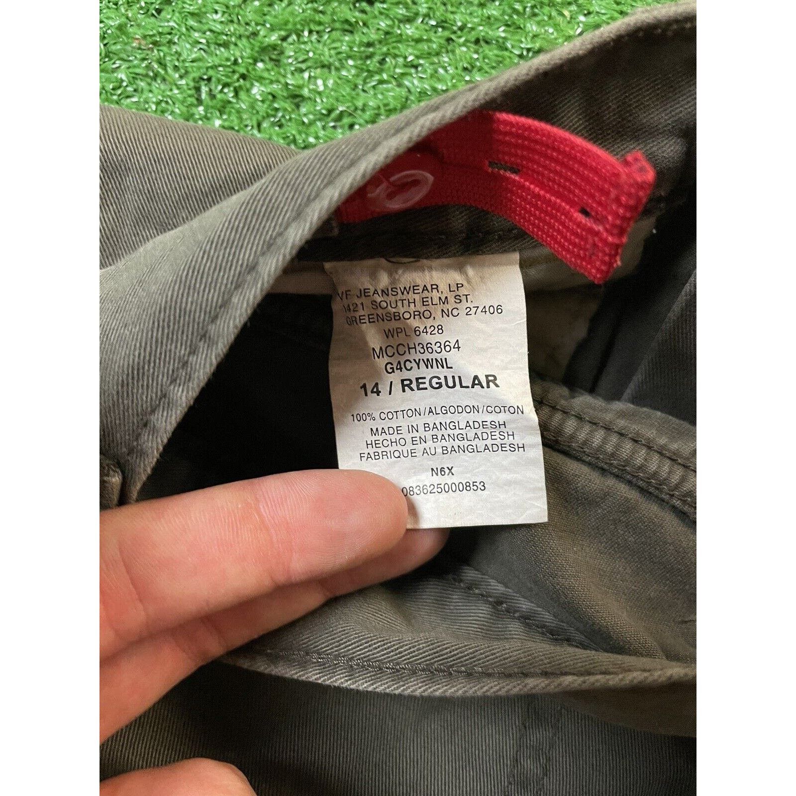 Wrangler NWT Vintage Wrangler 14 Regular 26 Dark Gray Cargo Shorts Size 26" / US 2 / IT 38 - 4 Thumbnail
