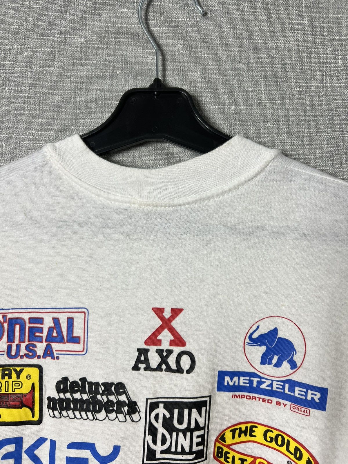 Vintage 80s O’Neal USA Racing Single Stitch T-Shirt Big Logo Size US M / EU 48-50 / 2 - 6 Thumbnail