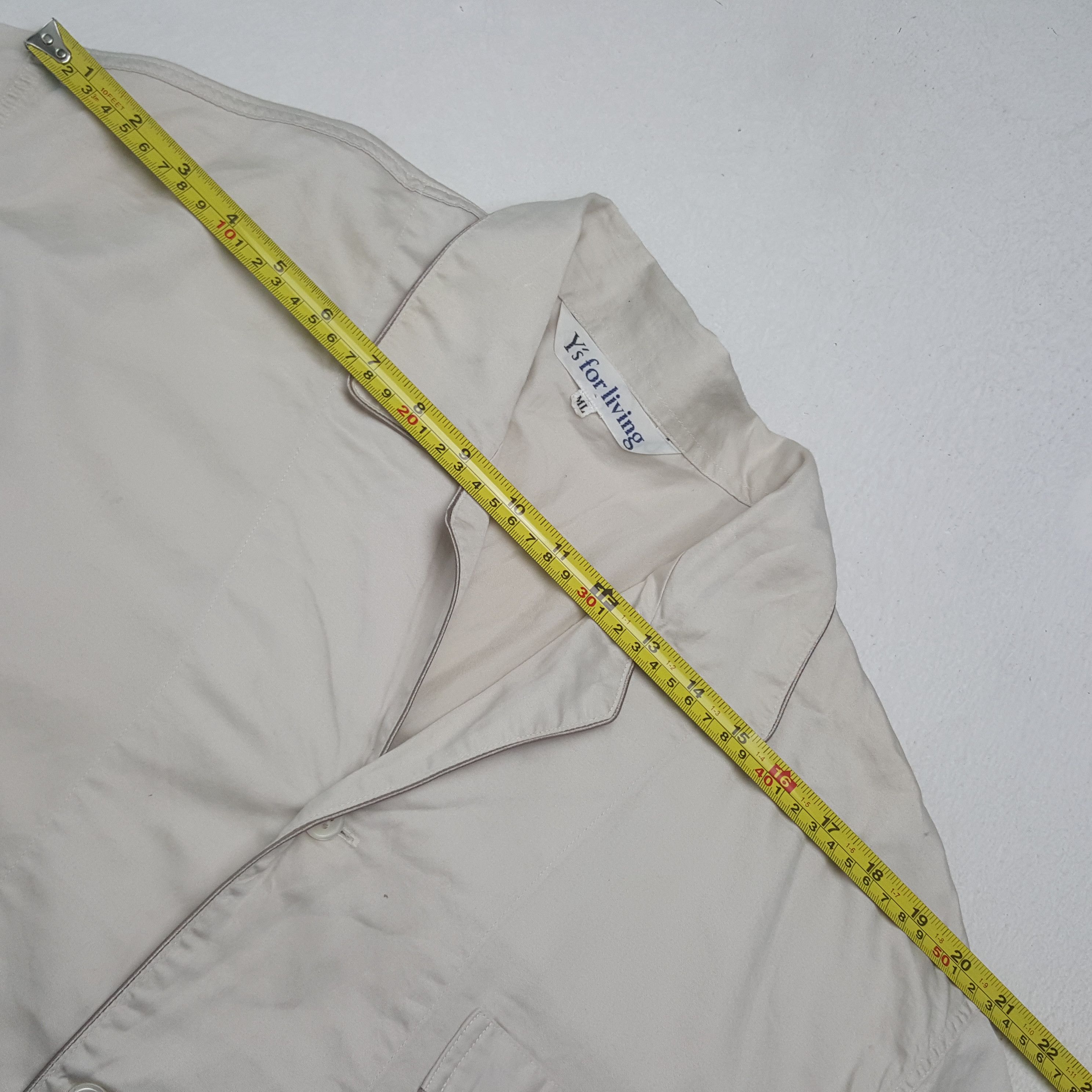 Yohji Yamamoto Vintage Ys For Living Japanese Sleepwear Pijamas Shirt Size US M / EU 48-50 / 2 - 5 Thumbnail
