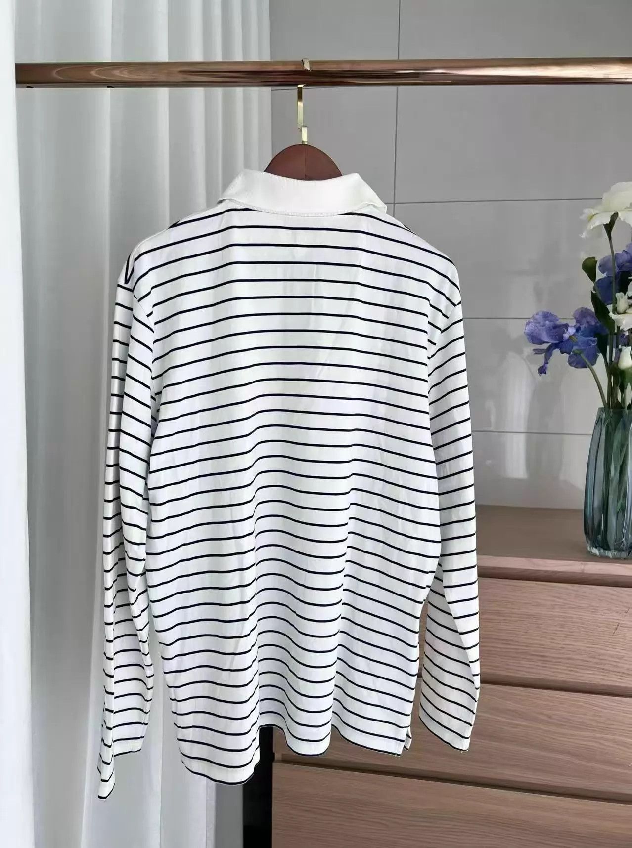 Miu Miu MIU MIU Striped Polo Long Sleeve M Size M / US 6-8 / IT 42-44 - 2 Thumbnail