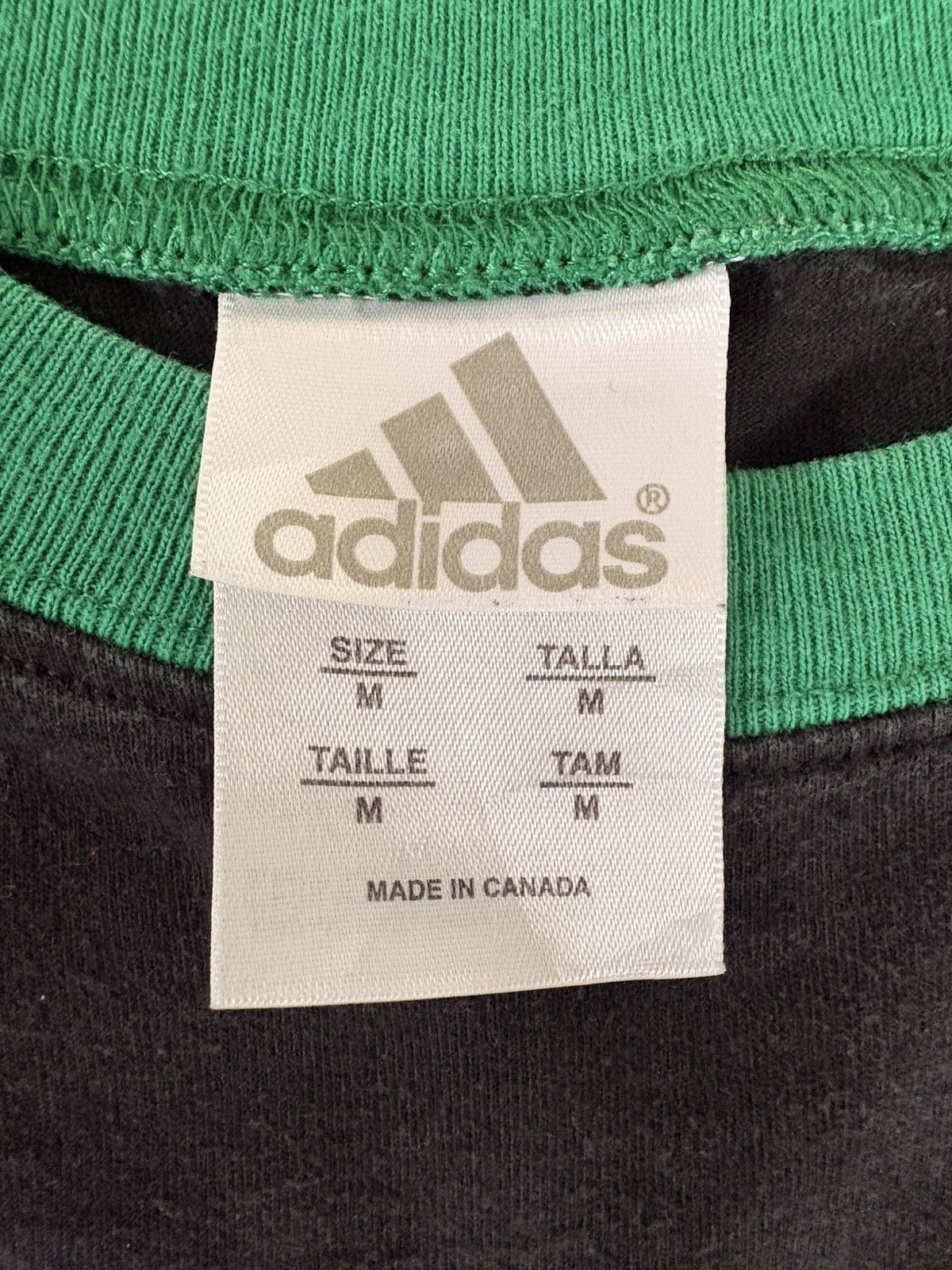 Adidas Adidas 4Sight Graphic T-Shirt Black With Green Neckline M Size US M / EU 48-50 / 2 - 5 Thumbnail