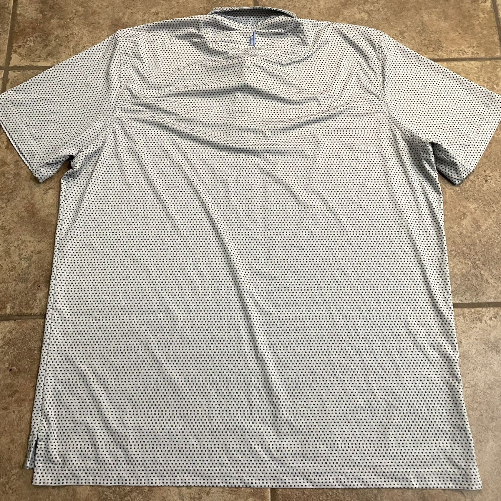 johnnie-O johnnie-O polo shirt Mens XL Polyester Blend Blue Size US XL / EU 56 / 4 - 5 Thumbnail