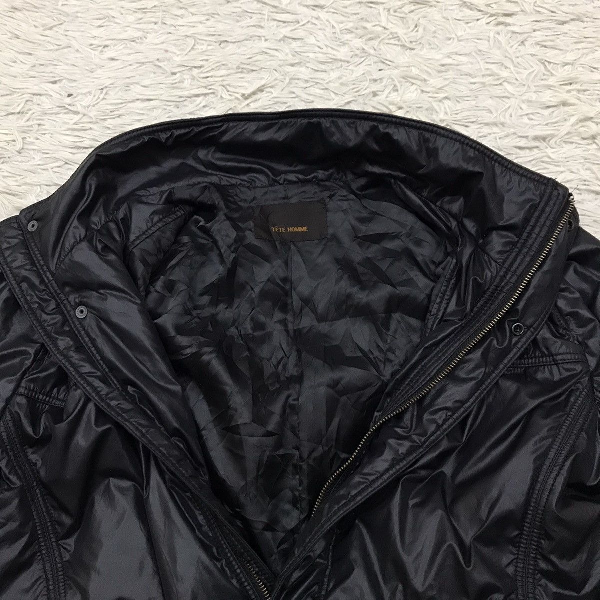 Issey Miyake × Tete Homme × Vintage Tete Homme Nylon Puffer Down Jacket Size US M / EU 48-50 / 2 - 19 Thumbnail