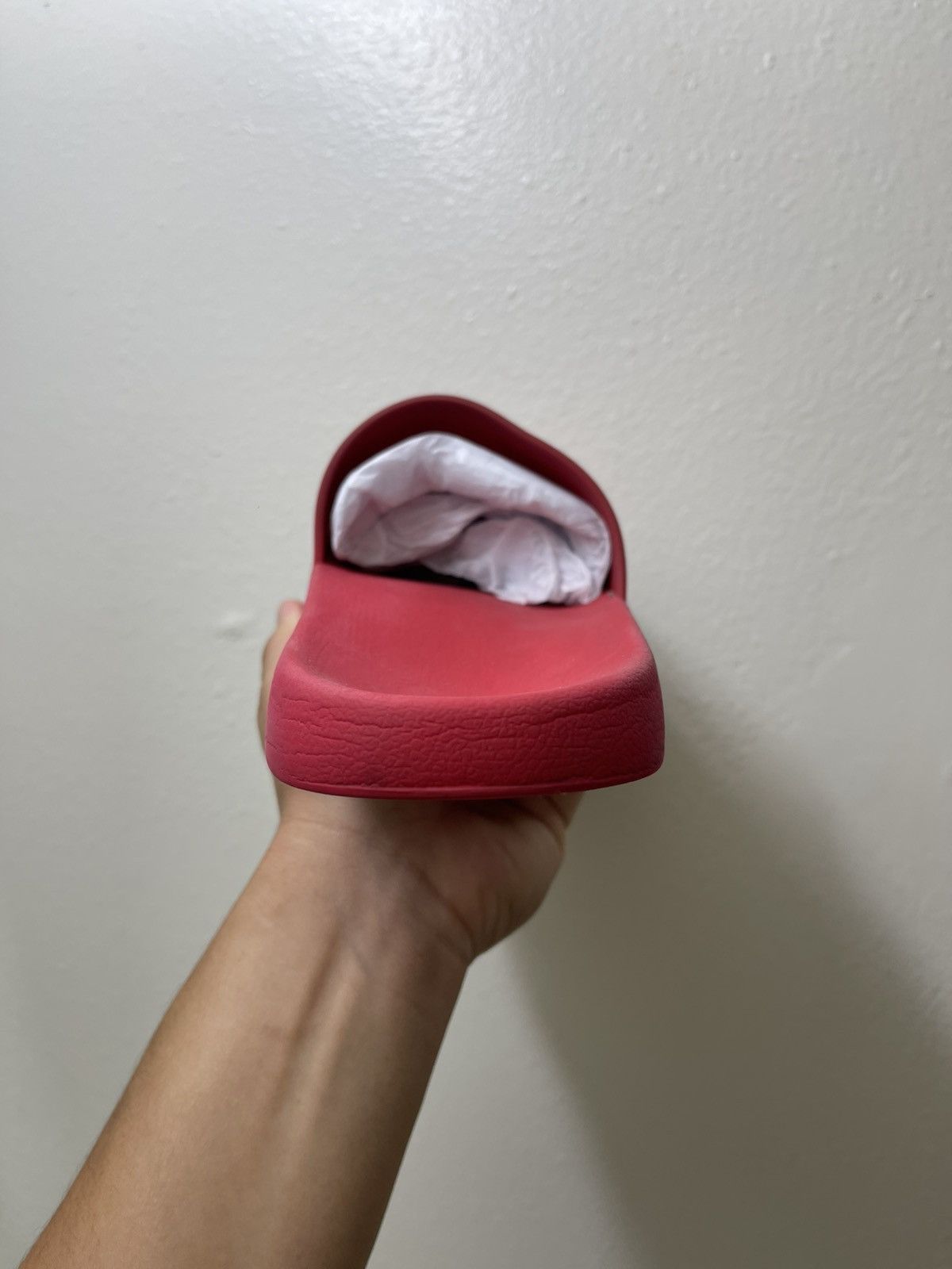 Burberry Burberry Men Slides “Bright Red” Size 9 In Men/ 42 EU Size US 9 / EU 42 - 5 Thumbnail