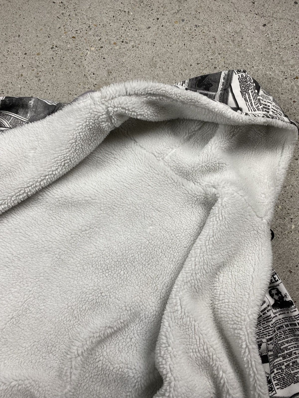 Japanese Brand Japan style hoodie newspapers full print zip vintage y2k Size US L / EU 52-54 / 3 - 3 Thumbnail