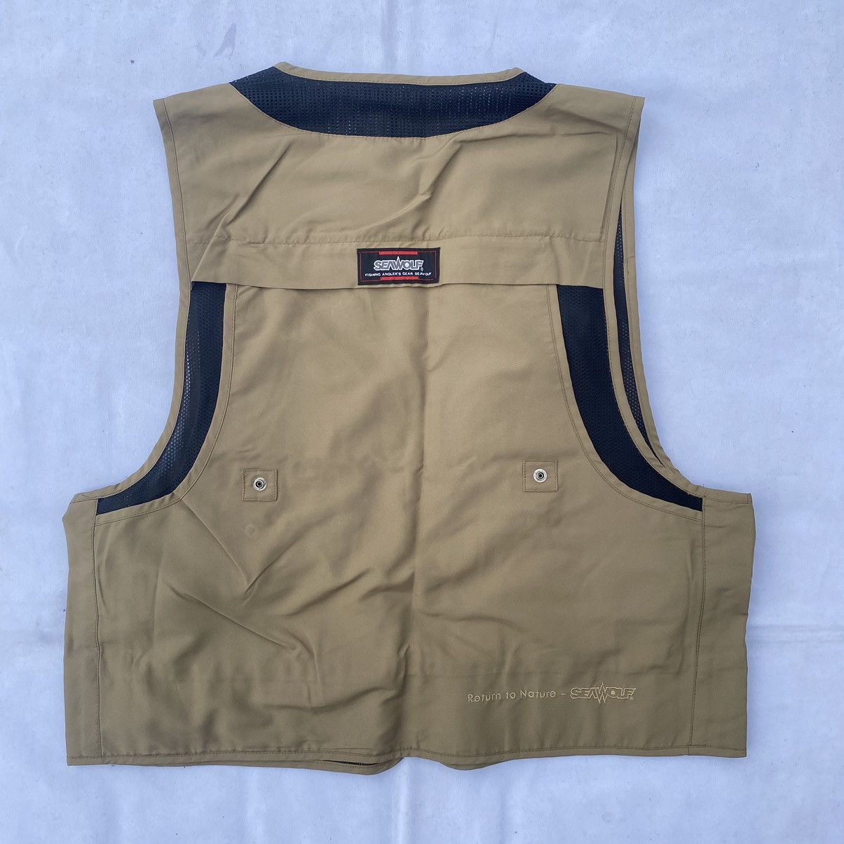 Hunter × Japanese Brand × Vintage SeaWolf Hunters Fishing Angler’s Gear Multi Pocket Vest Size US XXL / EU 58 / 5 - 17 Thumbnail