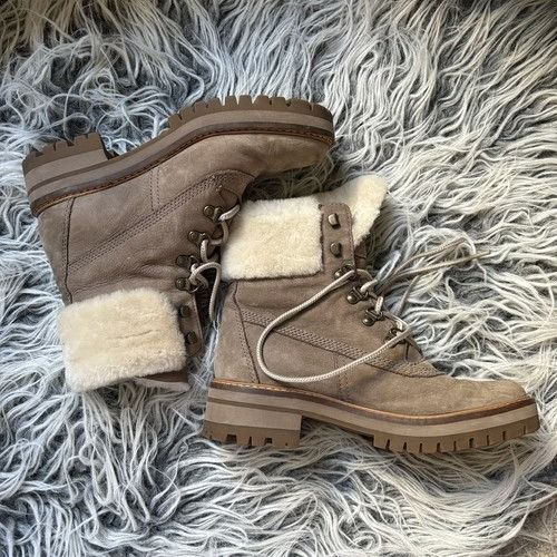 Timberland Timberland Women's Courmayeur Valley Sz 6 Shearling Waterpro Size US 6 / IT 36 - 3 Thumbnail