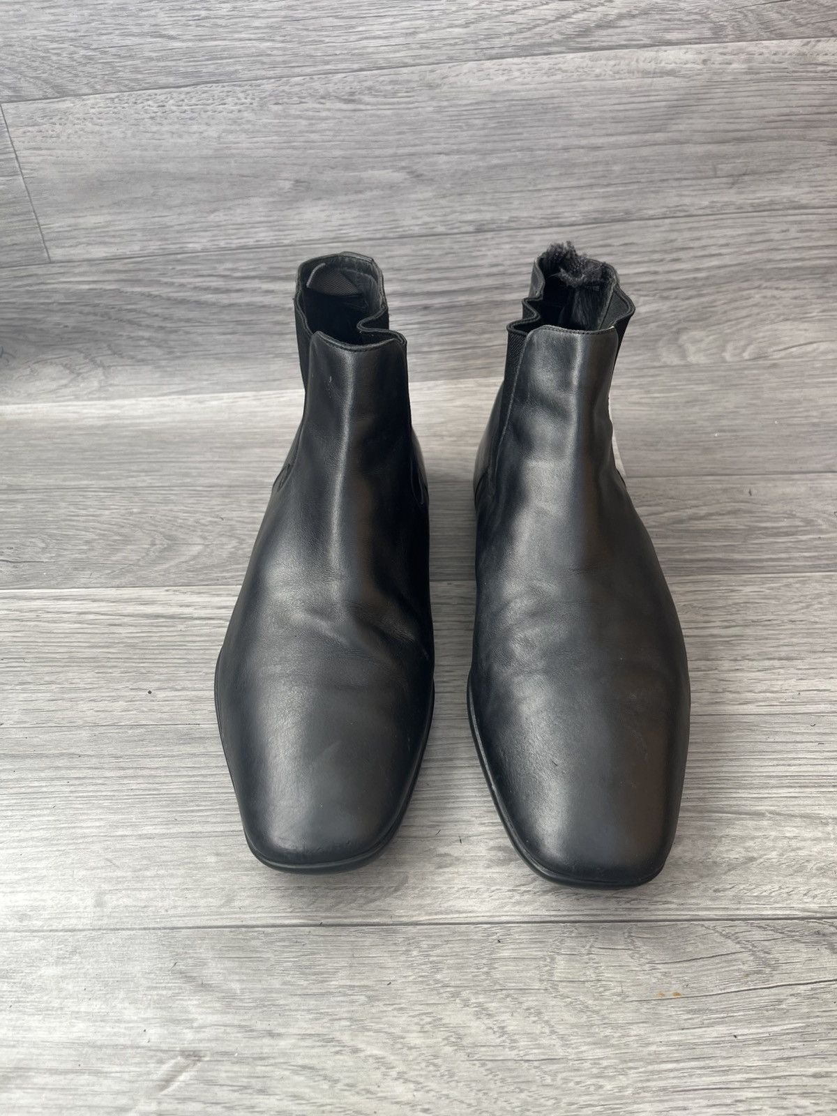 Prada Prada black leather Chelsea boots sz 8.5 Size US 9.5 / EU 42-43 - 3 Thumbnail