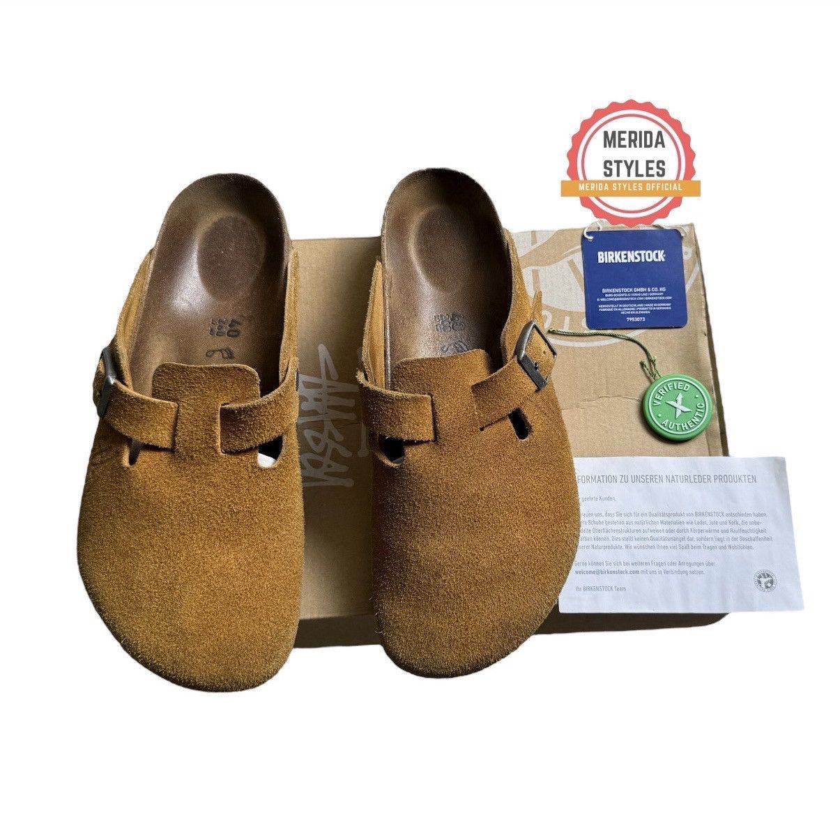 Birkenstock Birkenstock x Stussy caramel Size US 7 / EU 40 - 1 Thumbnail