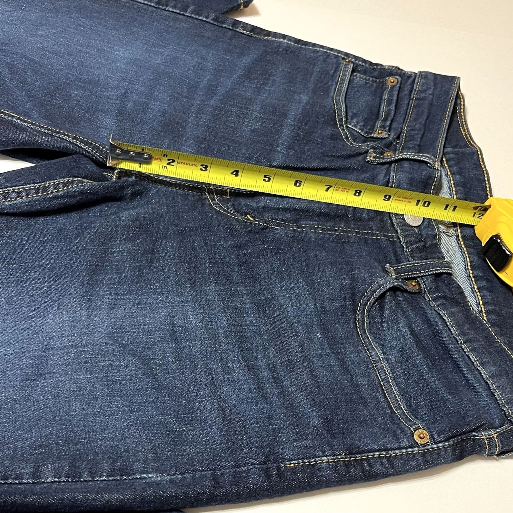 Levi's Levi's Jeans 531 Slim Straight Athletic Fit Denim Blue 33x32 5-Pocket Zipper Button Regular Men’s Clothing Size US 33 - 4 Thumbnail