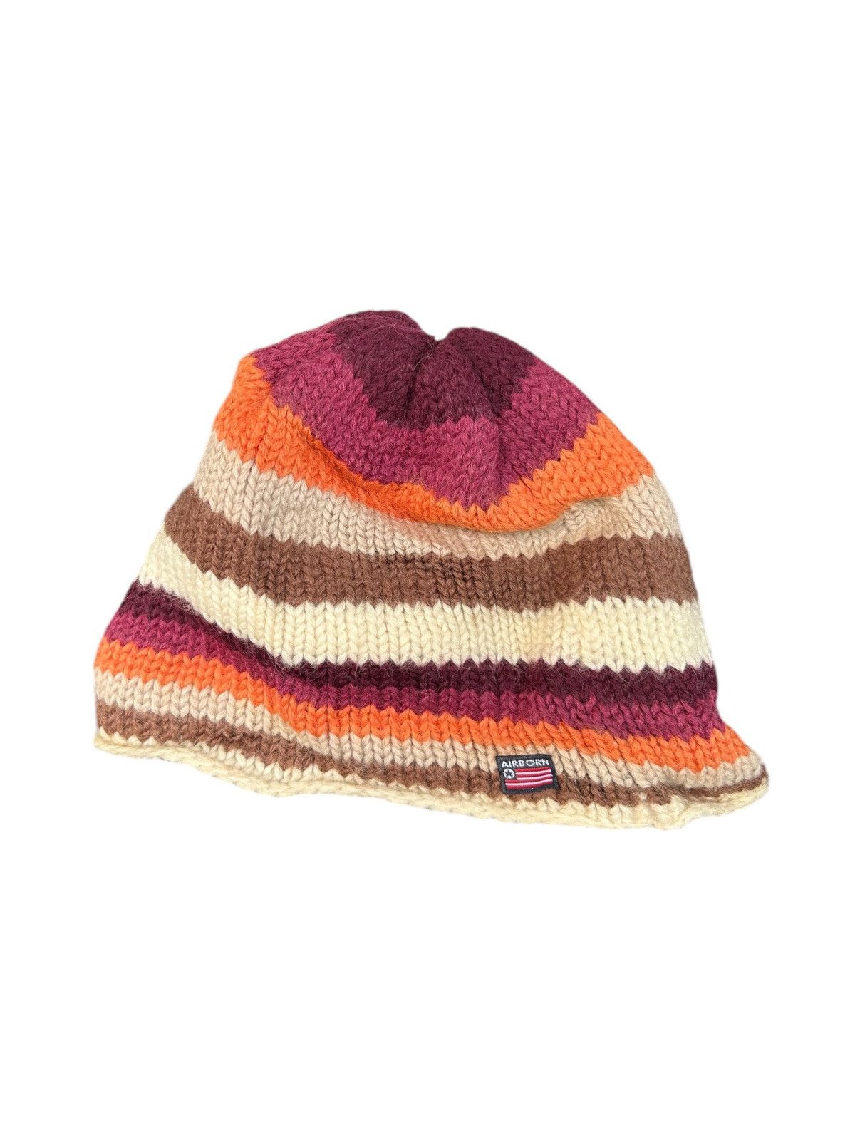 Japanese Brand × Kapital × Vintage Airborn Crochet Knitted Vintage big Beanie Hats Size ONE SIZE - 1 Thumbnail