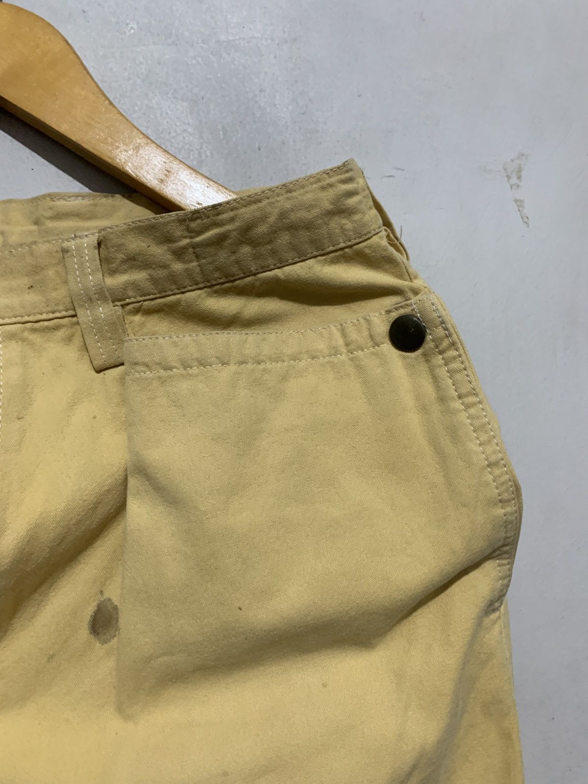 St. John Pant Denim Jeans St.John Yellow Vintage 80s Second Original Size US 30 / EU 46 - 2 Thumbnail
