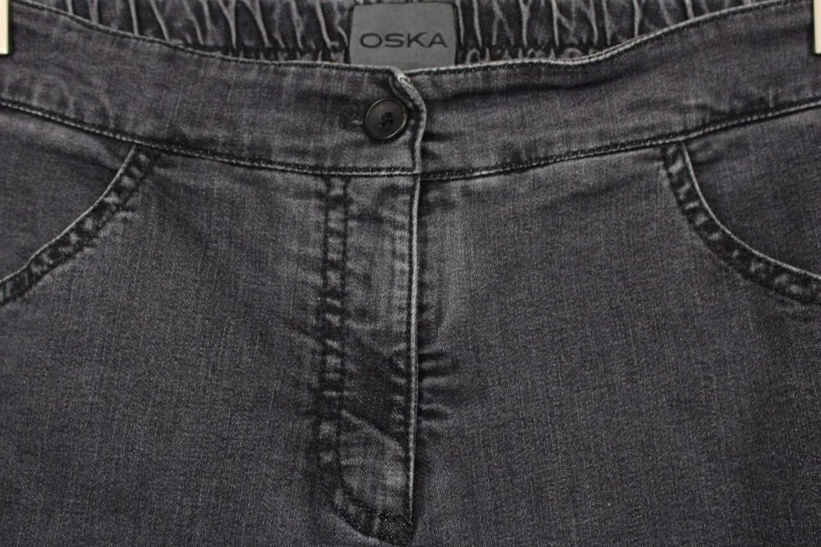 Oscar De La Renta OSKA Wash Denim Elastic Waist Stretch Skinny Jeans Size 2 Size 26" / US 2 / IT 38 - 5 Thumbnail