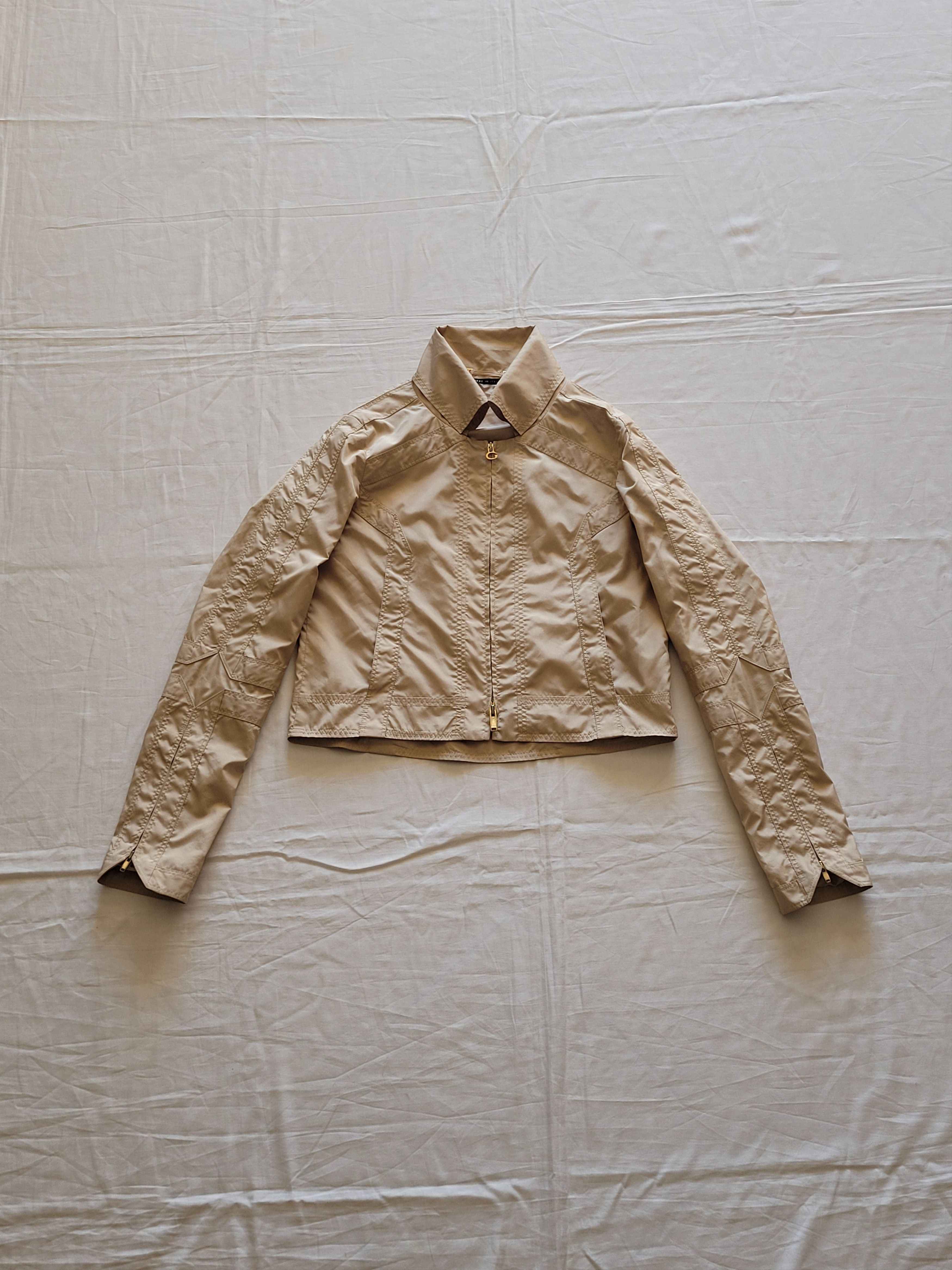 Gucci × Tom Ford Gucci by Tom Ford 2004 thecnical moto jacket Size S / US 4 / IT 40 - 1 Thumbnail