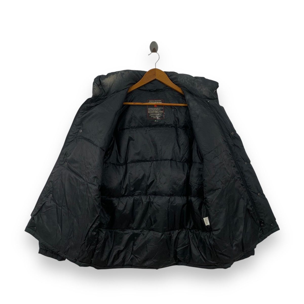 Converse Vintage CONVERSE ALL STAR Puffer Winter Outdoor Parka Jacket Size M / US 6-8 / IT 42-44 - 4 Thumbnail