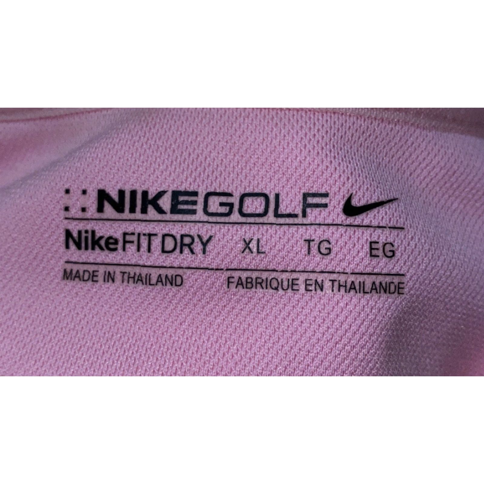 Nike Nike Golf Polo Shirt Mens XL Pink Dri-Fit Golf Shirt Size US XL / EU 56 / 4 - 5 Thumbnail