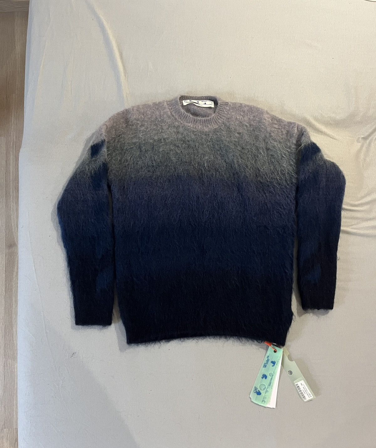 Off-White Off white diagonal brushed sweater Size US XXS / EU 40 - 2 Thumbnail