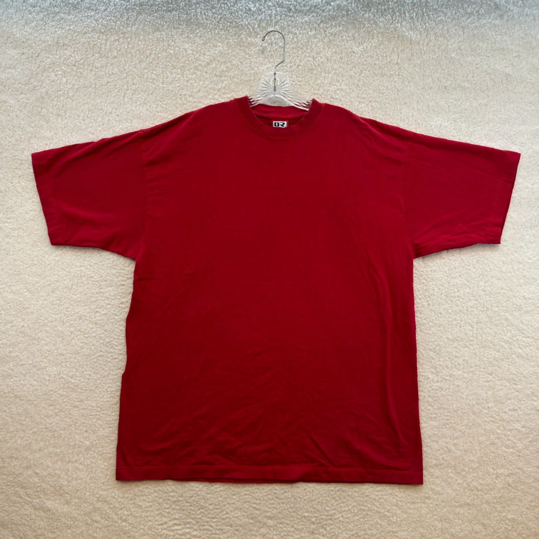 Vintage VINTAGE Red Blank T-Shirt Mens 3XL Cotton Short Sleeve Red Blank T-Shirt 100% Cotton Vintage Shirt Mens XXXL Size US XXL / EU 58 / 5 - 2 Thumbnail