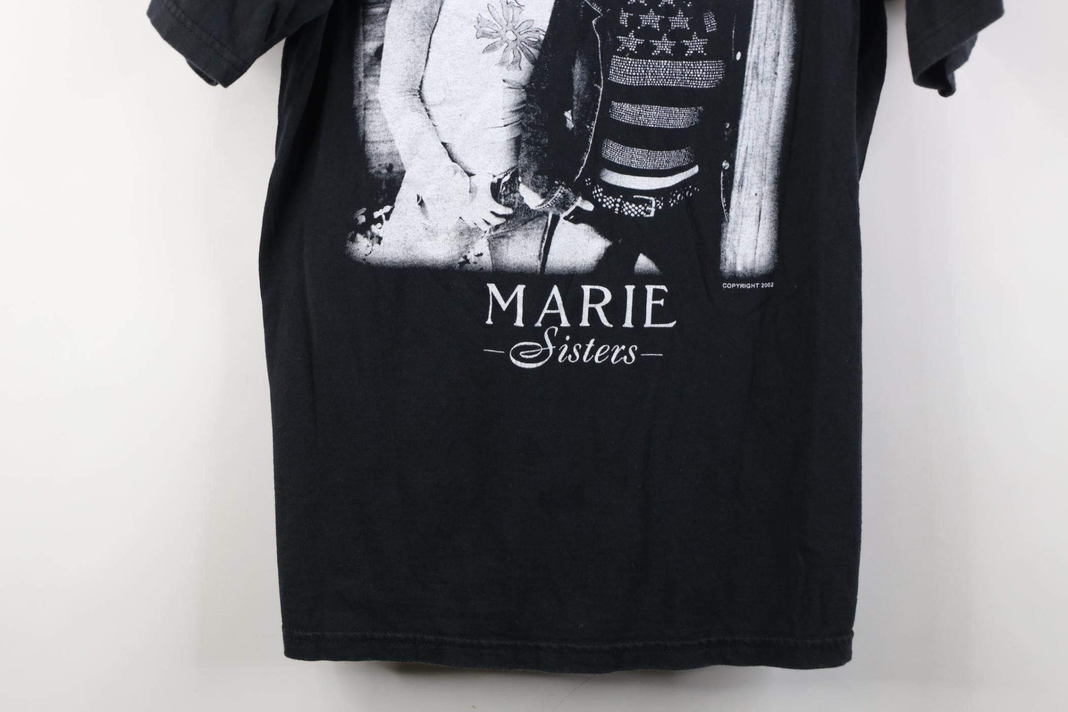 Vintage Vintage Y2K 2002 Country Music Marie Sisters Band T-Shirt Size M / US 6-8 / IT 42-44 - 3 Thumbnail