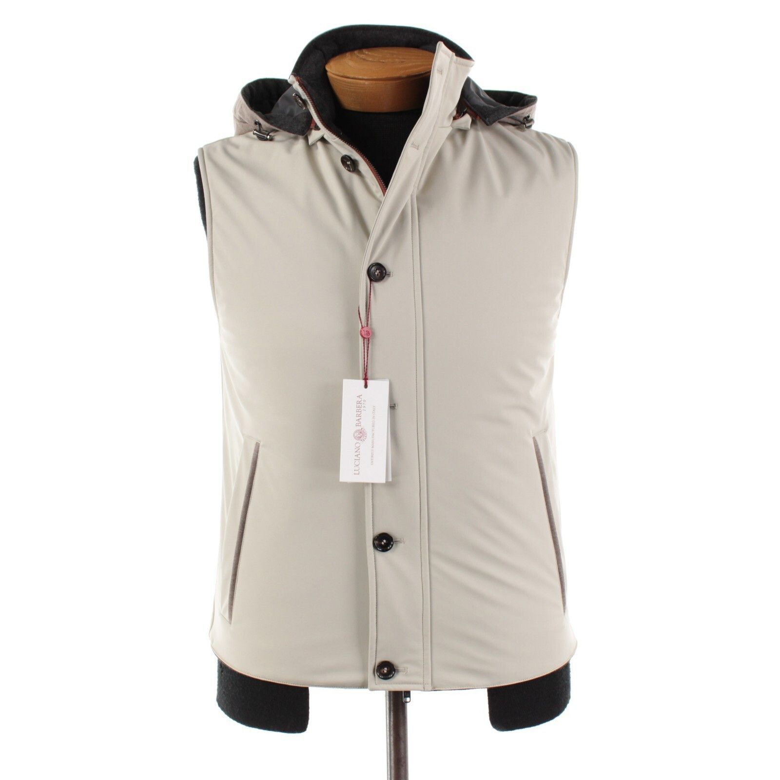 Luciano Barbera Luciano Barbera Vest Size M US In Beige Polyamide Blend Size US M / EU 48-50 / 2 - 1 Thumbnail