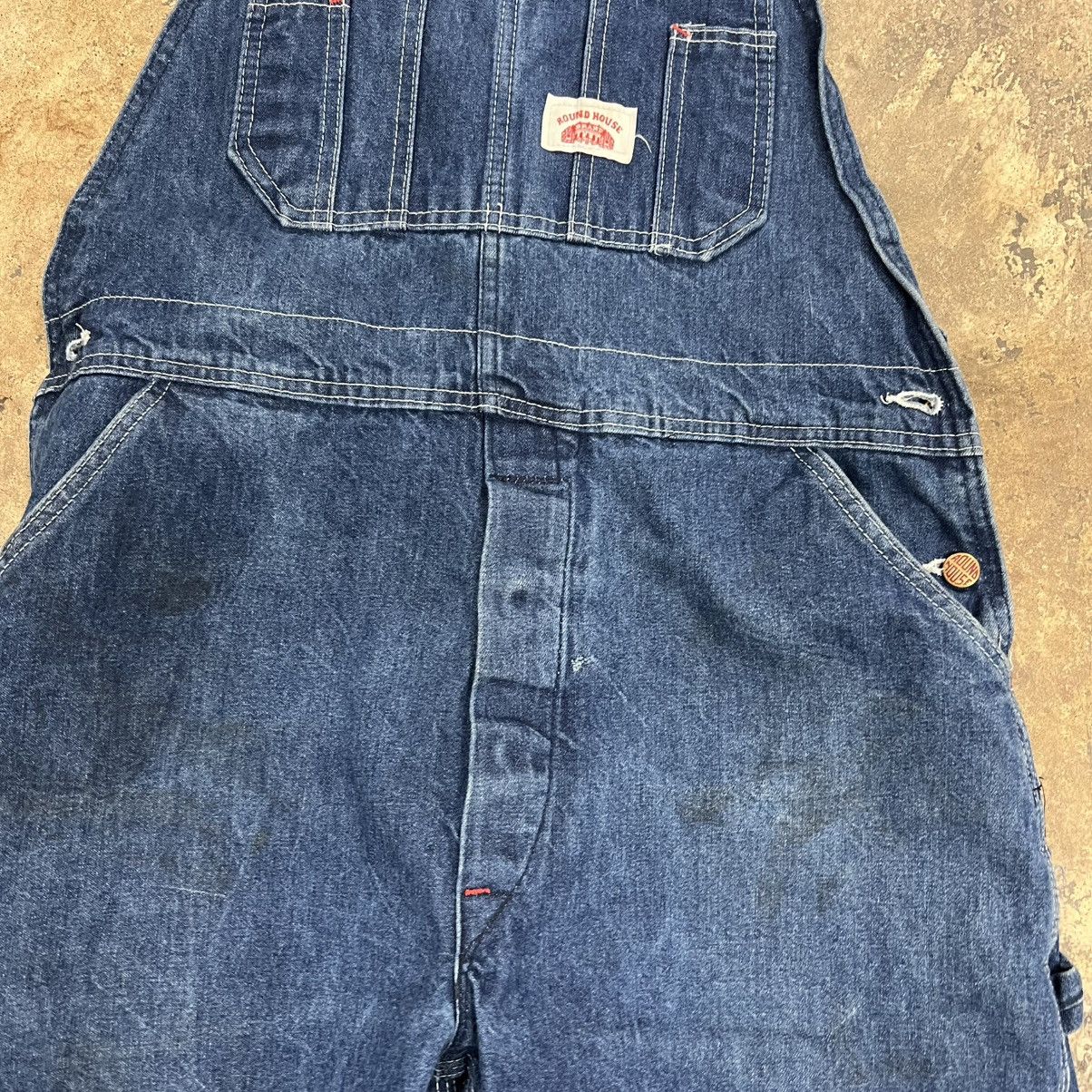 Carhartt × Dickies × Vintage Vintage roundhouse denim overalls Size US L / EU 52-54 / 3 - 4 Thumbnail