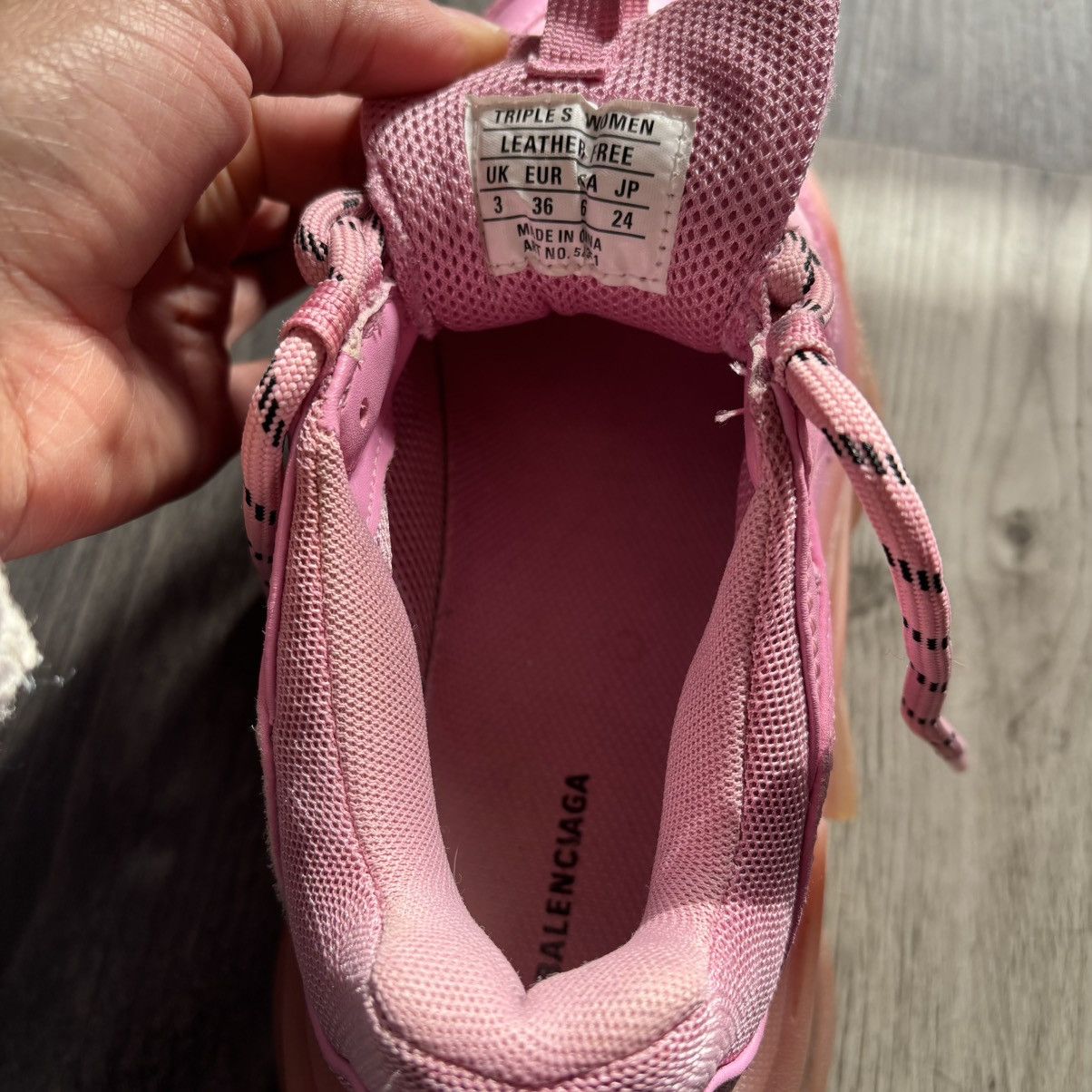 Balenciaga US 6 Pink Balenciaga Triple S Size US 6 / IT 36 - 4 Thumbnail