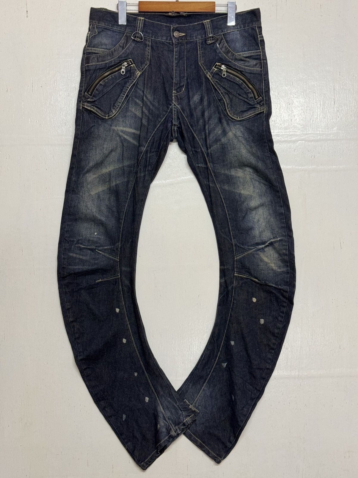 Japanese Brand × PPFM PPFM ENGINEERED BLACK DENIM JAPAN Size US 36 / EU 52 - 1 Thumbnail