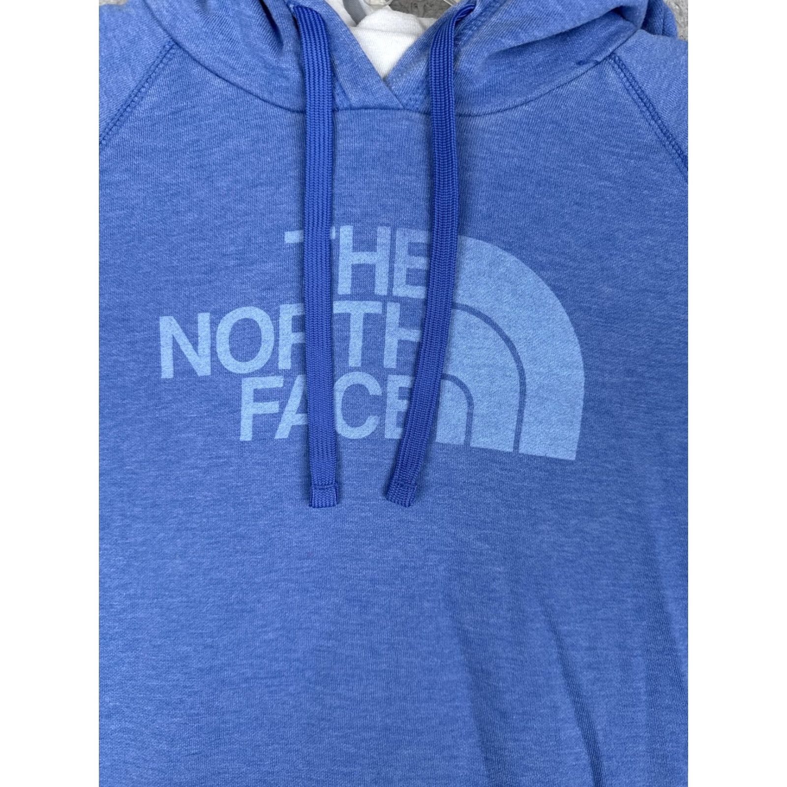 The North Face The North Face Hoodie Womens L Blue Half Dome Logo Jersey Fabric Sweatshirt Size L / US 10 / IT 46 - 6 Thumbnail