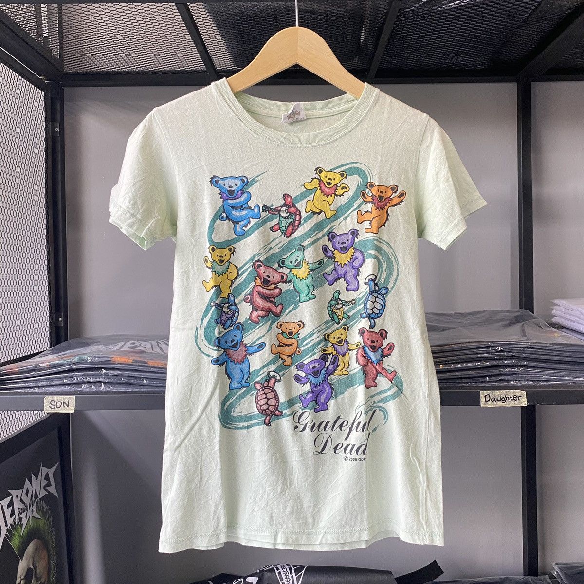 Grateful Dead × Vintage Vintage Grateful Dead Dancing Bears Logo ©️2008 Size US S / EU 44-46 / 1 - 1 Thumbnail