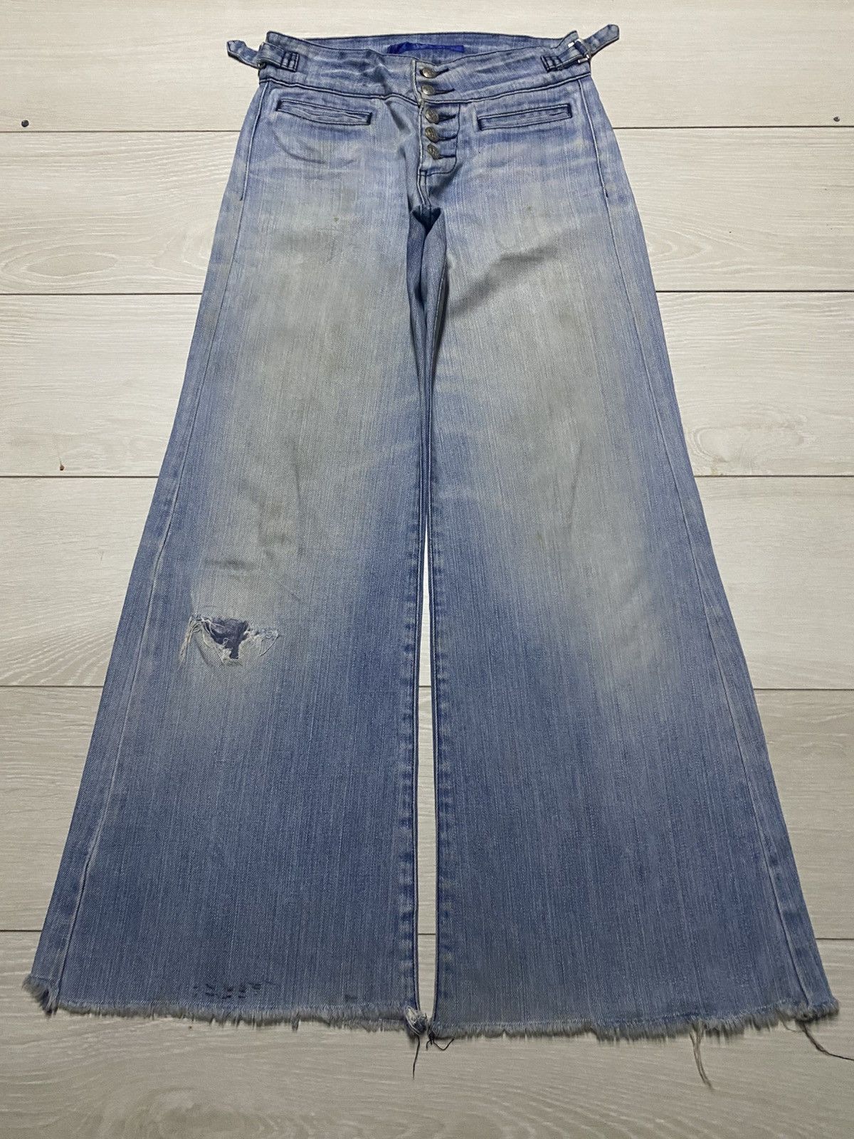 Japanese Brand Woman Vintage Japanese Brand Uniqlo Grunge Super Baggy Size US 26 / EU 42 - 1 Thumbnail