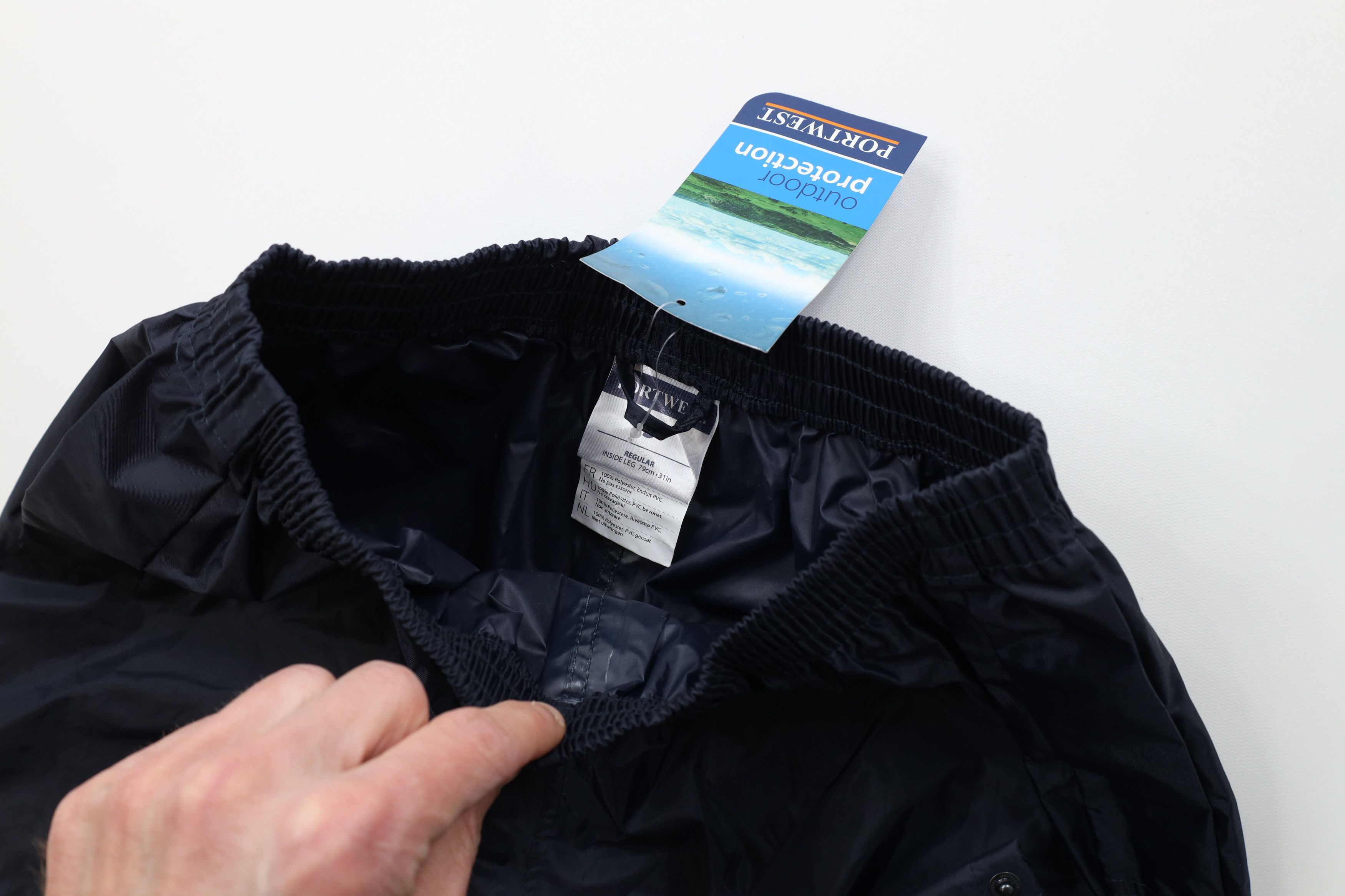 Vintage Deadstock Vintage 90s Y2K Streetwear Waterproof Rain Pants Size US 32 / EU 48 - 7 Thumbnail