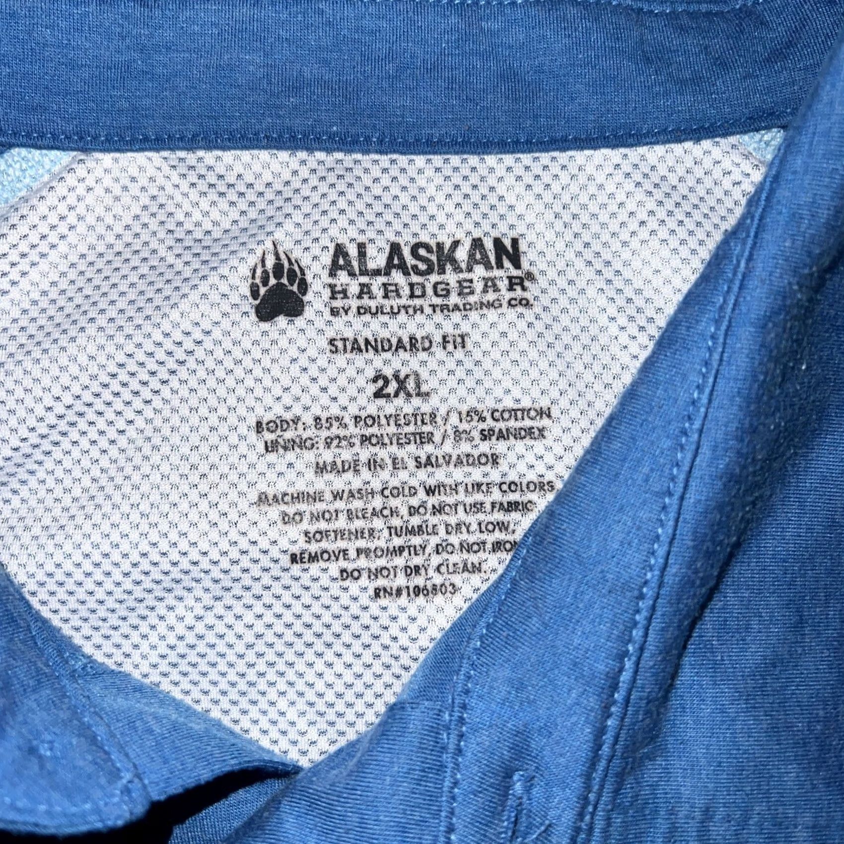 Duluth Trading Company Alaskan Hardgear Blue Polo Shirt Mens 2XL Regular Size Polo Shirt Blue Mens 2XL Regular Duluth Trading Size US XXL / EU 58 / 5 - 3 Thumbnail