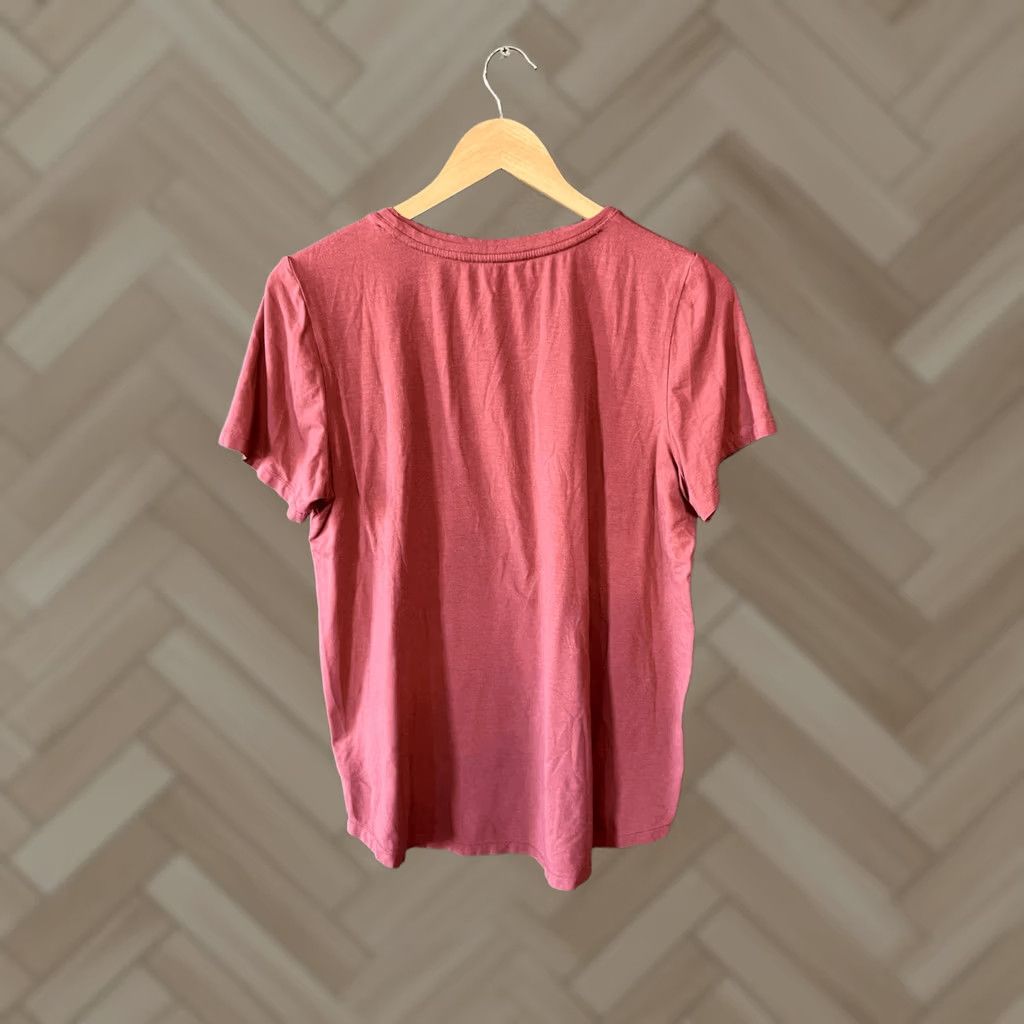 Coldwater Creek Coldwater Creek Red Petite Womens Basic Shirt Size L / US 10 / IT 46 - 1 Thumbnail