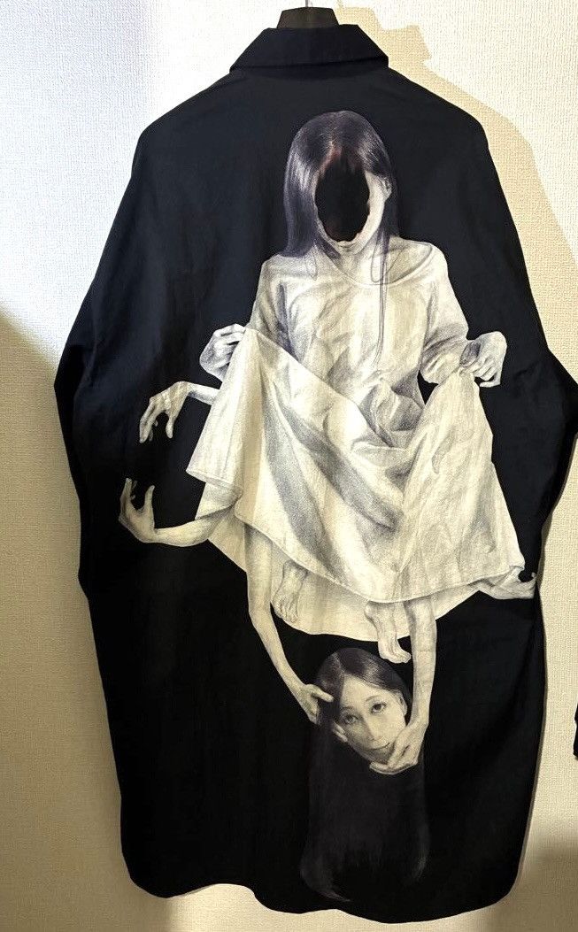 Yohji Yamamoto SS20 UCHIDA Print Shirt Size US L / EU 52-54 / 3 - 1 Thumbnail