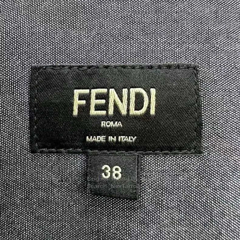 Fendi Fendi size 38 SS22 Solid Straight Sleeve Long Sleeve Shirt Size US S / EU 44-46 / 1 - 3 Thumbnail
