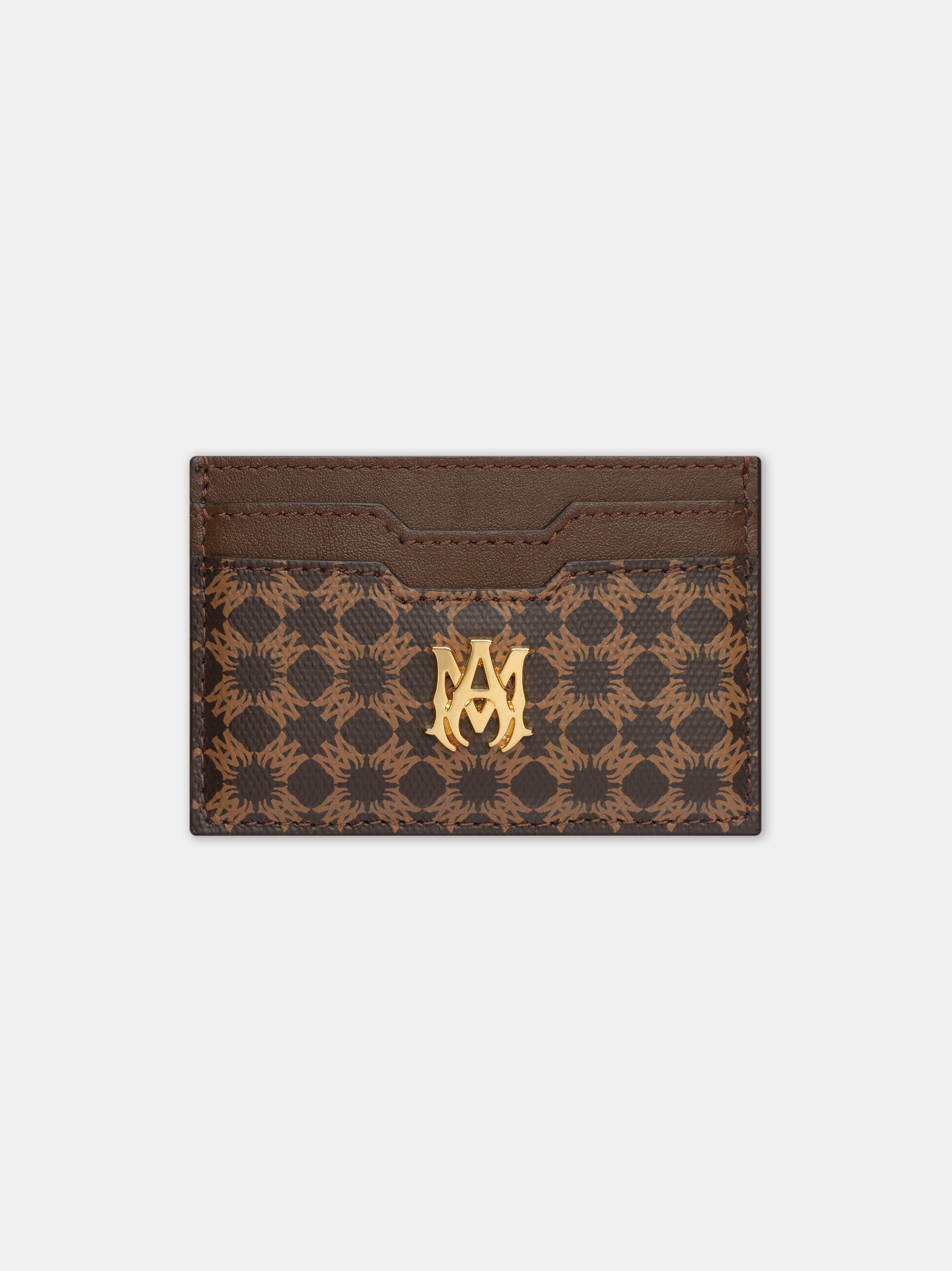 Amiri o1orln1125 Size: OS / MA Quad Card Holder Brown Size ONE SIZE - 1 Thumbnail