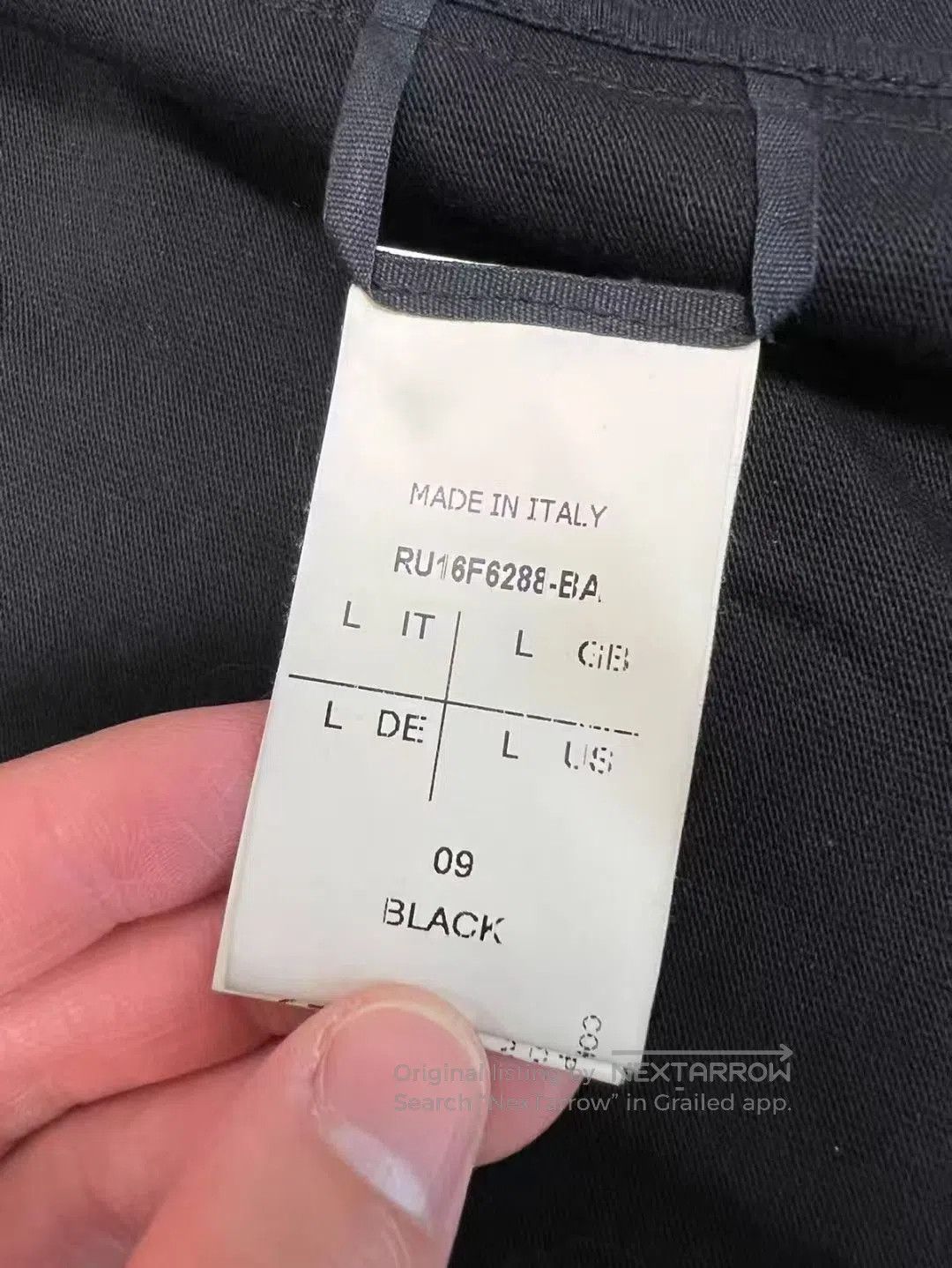 Rick Owens Rick Owens RO zip. Size US L / EU 52-54 / 3 - 7 Thumbnail