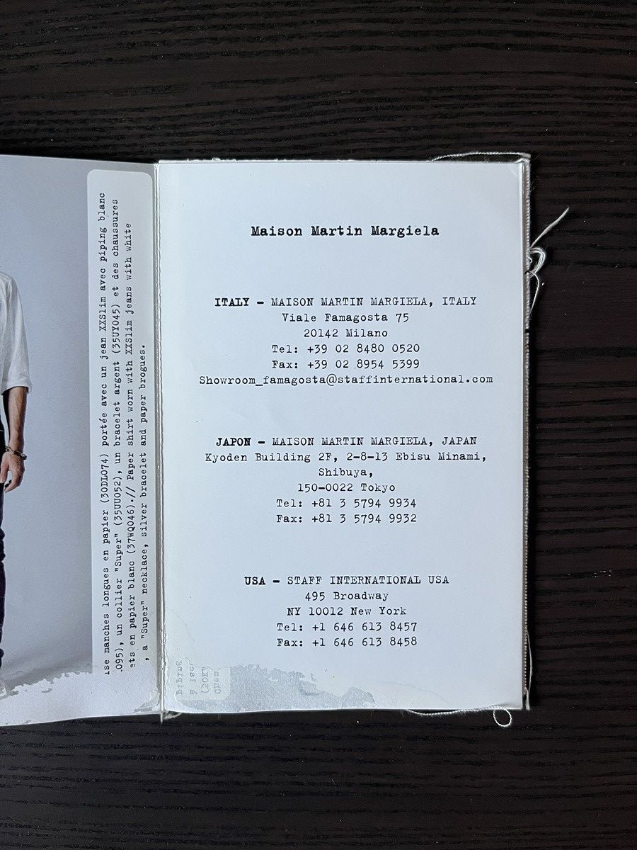 John Galliano × Maison Margiela Maison Martin Margiela line 10 14 FALL 2008 look book Size ONE SIZE - 8 Thumbnail