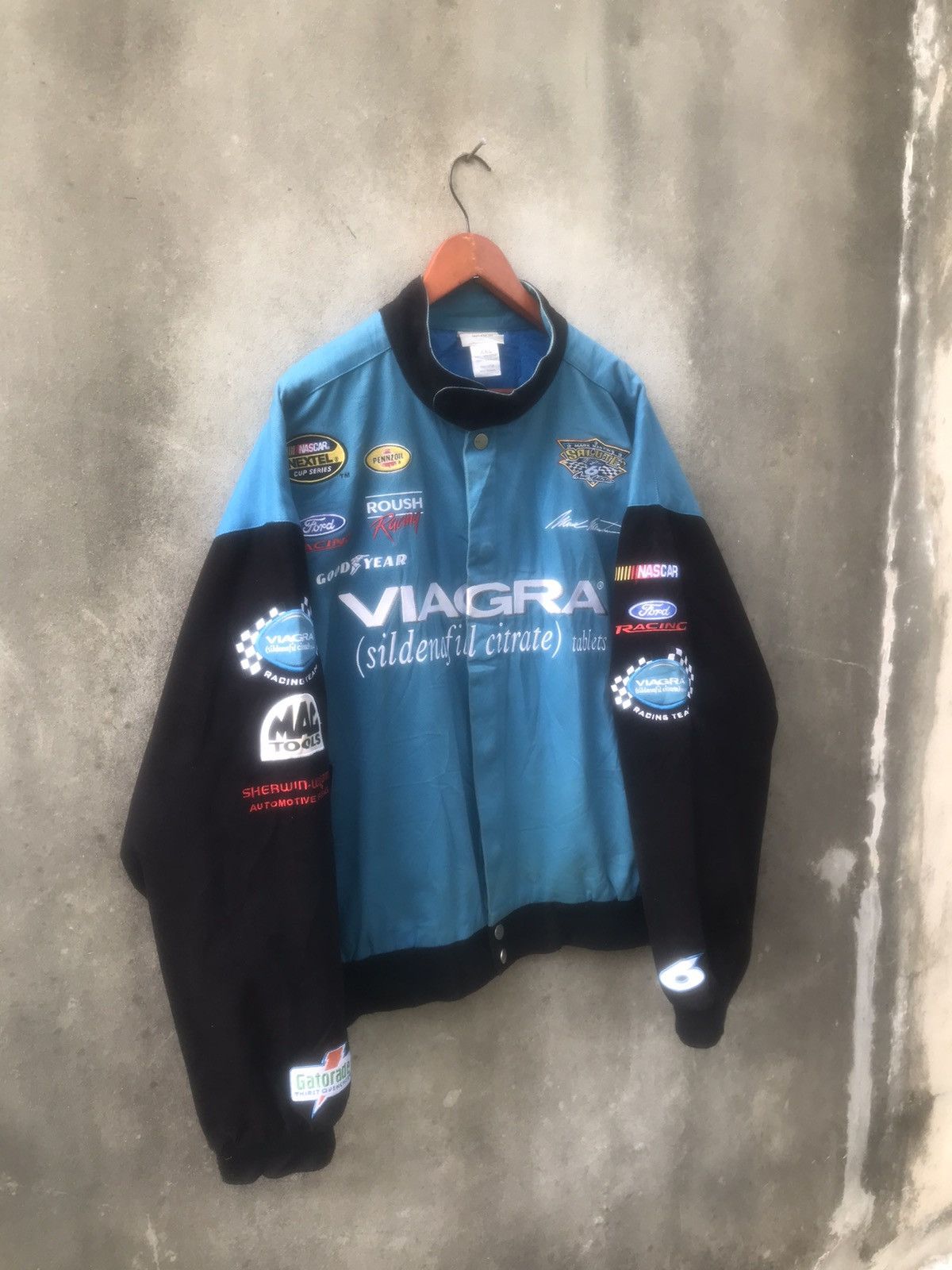 Ford × NASCAR × Vintage Vintage NASCAR Viagra Racing Team "Mark Martins” Jacket Size US XXL / EU 58 / 5 - 7 Thumbnail