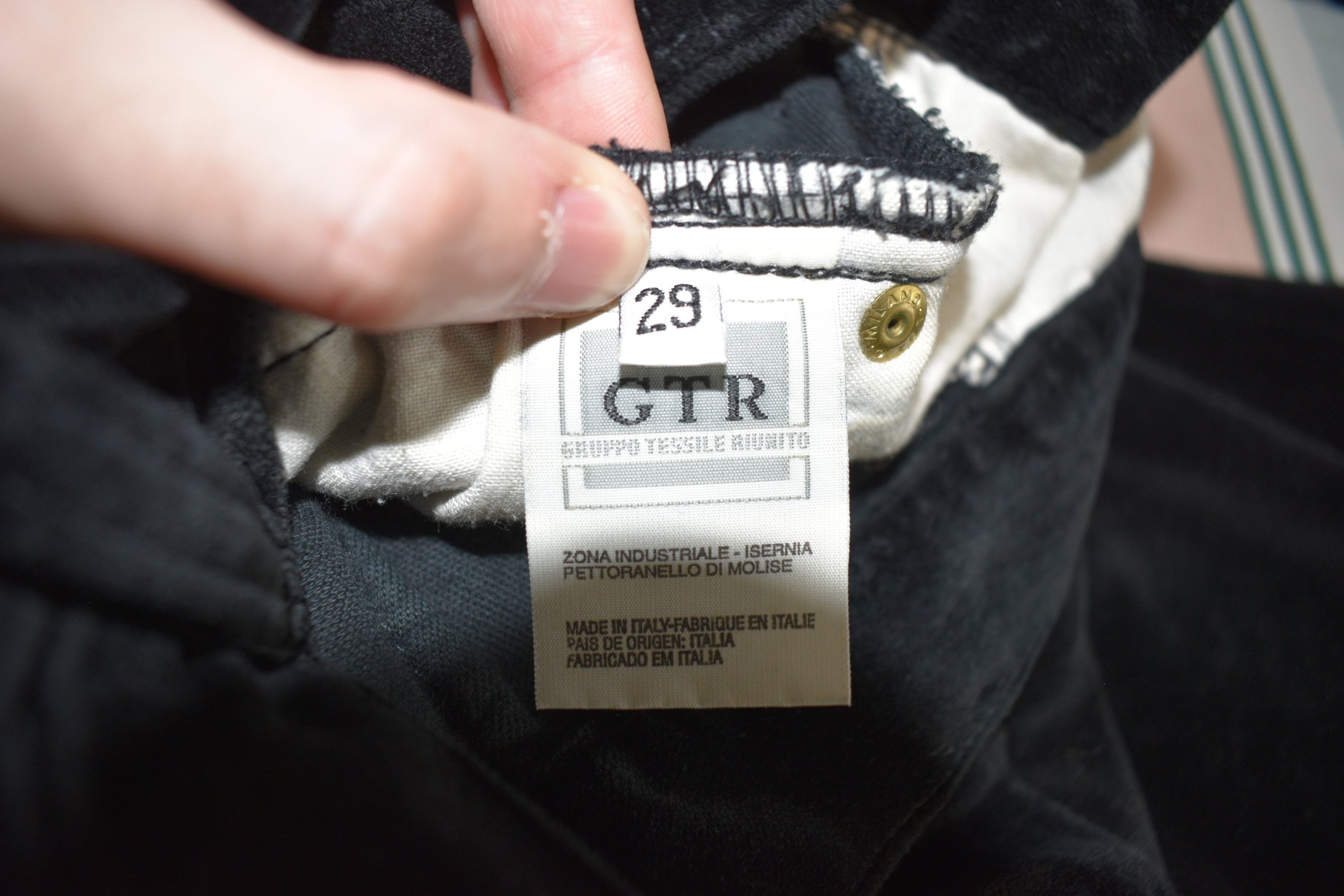 Helmut Lang Helmut Lang 1997 Jeans GTR Velvet Holster Pants Black Size US 29 - 5 Thumbnail