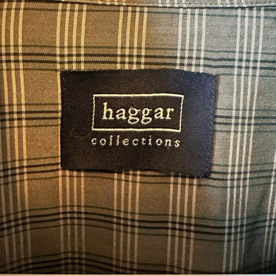 Haggar Haggar Men’s XL Plaid Button-Down Long Sleeve Casual Shirt Size US XL / EU 56 / 4 - 5 Thumbnail