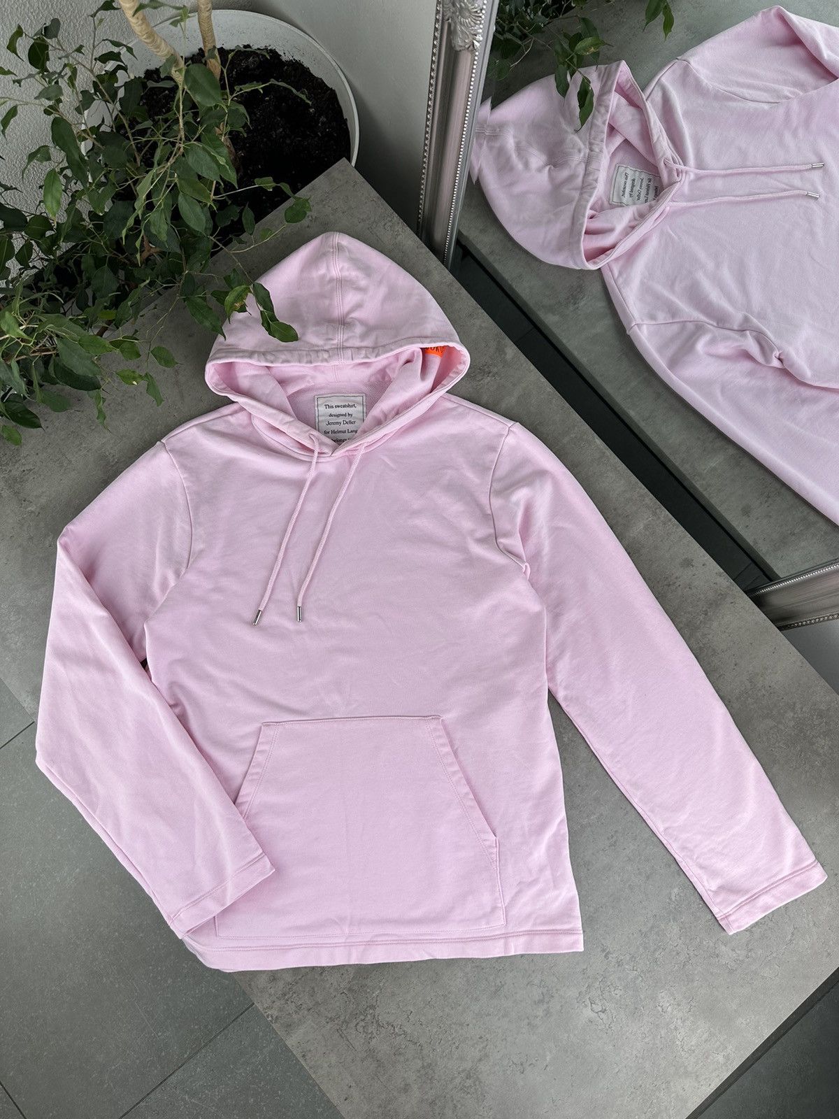 Helmut lang clearance pink hoodie