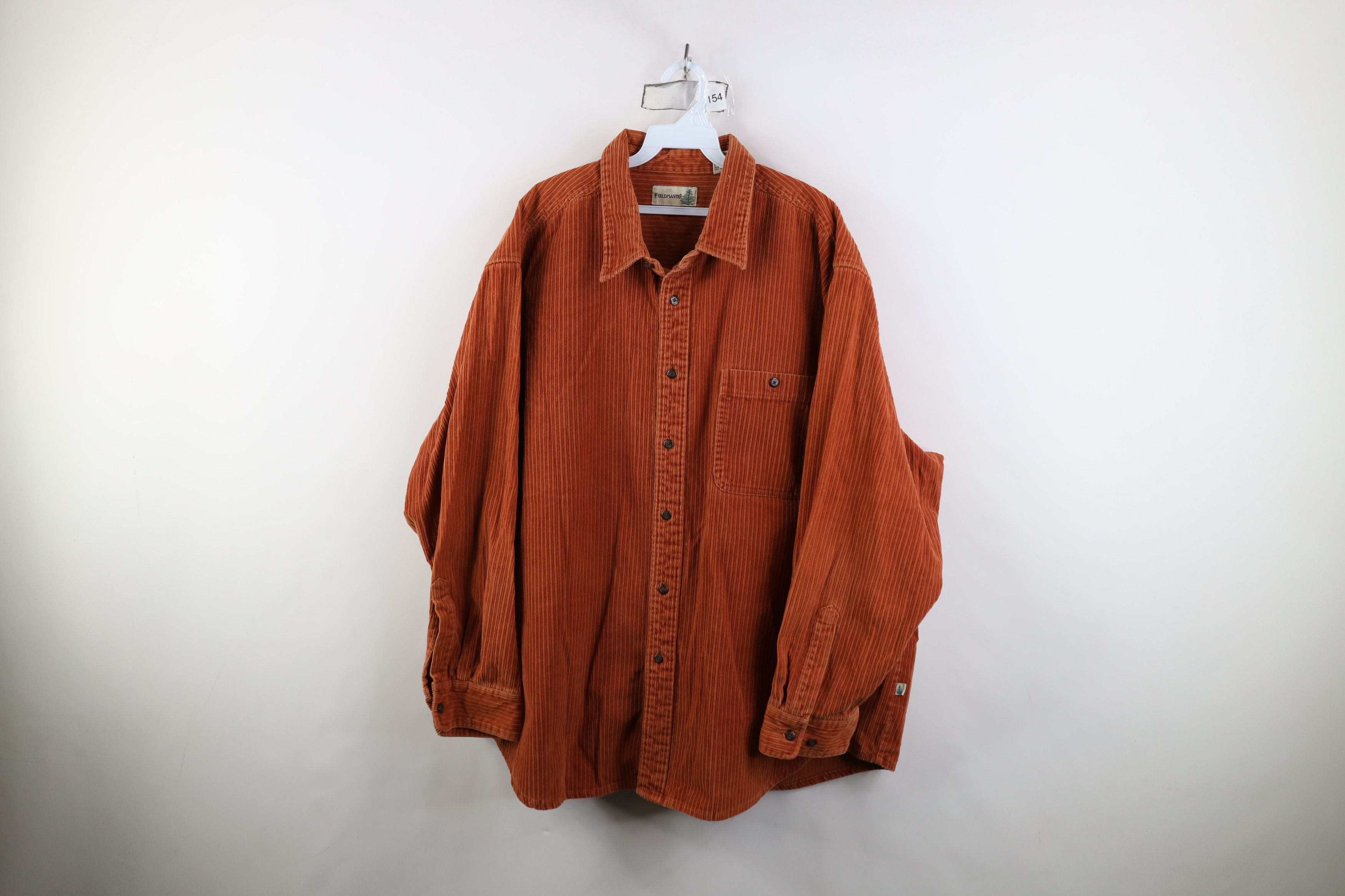 Vintage 90s Streetwear Heavyweight Corduroy Button Shirt